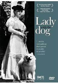 개를 데리고있는 부인