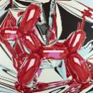 Jeff Koons_A Private Portrait"Balloon Dog" da serie "Celebration" Olio su tela 1995_1998.jpg